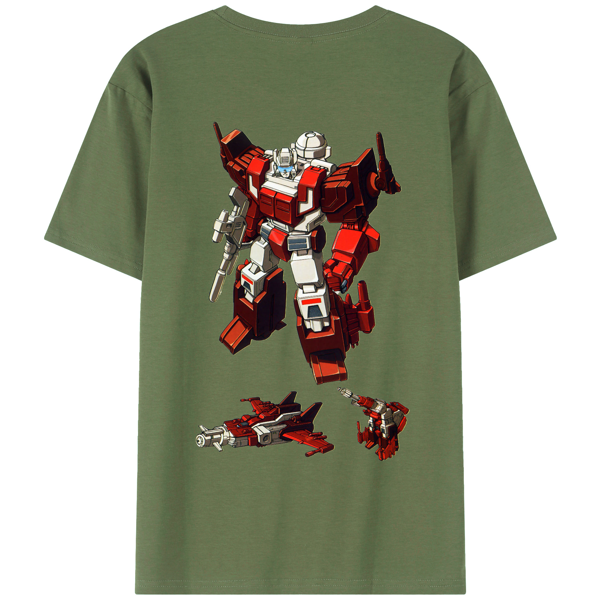（画像用）  綿100％ メンズ半袖Tシャツ（バックプリント） 通気性